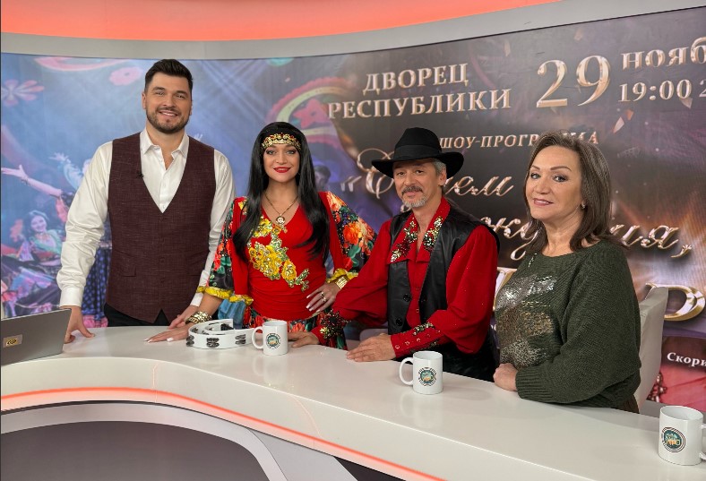 Артисты шоу «Аллюр» в гостях программы «Наше утро» на телеканале ОНТ